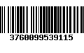 Código de Barras 3760099539115