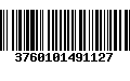 Código de Barras 3760101491127