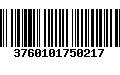 Código de Barras 3760101750217