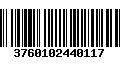 Código de Barras 3760102440117