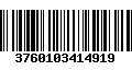 Código de Barras 3760103414919