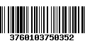 Código de Barras 3760103750352