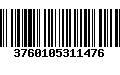 Código de Barras 3760105311476