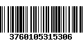 Código de Barras 3760105315306