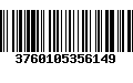 Código de Barras 3760105356149