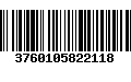 Código de Barras 3760105822118