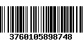 Código de Barras 3760105898748