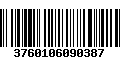 Código de Barras 3760106090387