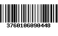 Código de Barras 3760106090448