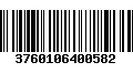 Código de Barras 3760106400582