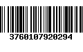 Código de Barras 3760107920294