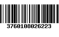 Código de Barras 3760108026223