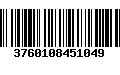 Código de Barras 3760108451049