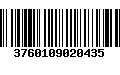 Código de Barras 3760109020435