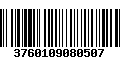 Código de Barras 3760109080507