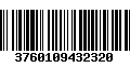 Código de Barras 3760109432320