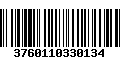 Código de Barras 3760110330134