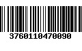 Código de Barras 3760110470090