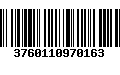 Código de Barras 3760110970163