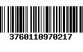 Código de Barras 3760110970217