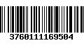 Código de Barras 3760111169504