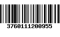 Código de Barras 3760111200955