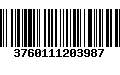 Código de Barras 3760111203987