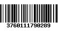 Código de Barras 3760111790289