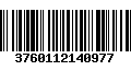 Código de Barras 3760112140977