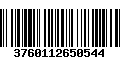 Código de Barras 3760112650544