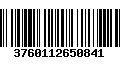 Código de Barras 3760112650841