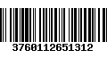 Código de Barras 3760112651312