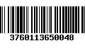 Código de Barras 3760113650048