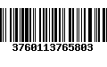 Código de Barras 3760113765803