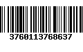 Código de Barras 3760113768637