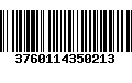 Código de Barras 3760114350213