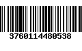 Código de Barras 3760114480538