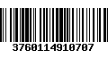 Código de Barras 3760114910707