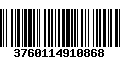 Código de Barras 3760114910868