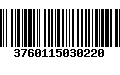 Código de Barras 3760115030220