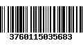 Código de Barras 3760115035683