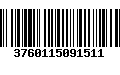 Código de Barras 3760115091511