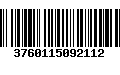 Código de Barras 3760115092112