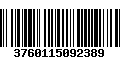 Código de Barras 3760115092389