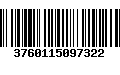 Código de Barras 3760115097322