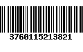 Código de Barras 3760115213821