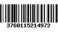 Código de Barras 3760115214972