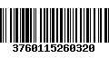 Código de Barras 3760115260320