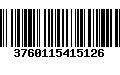 Código de Barras 3760115415126