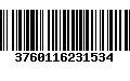 Código de Barras 3760116231534